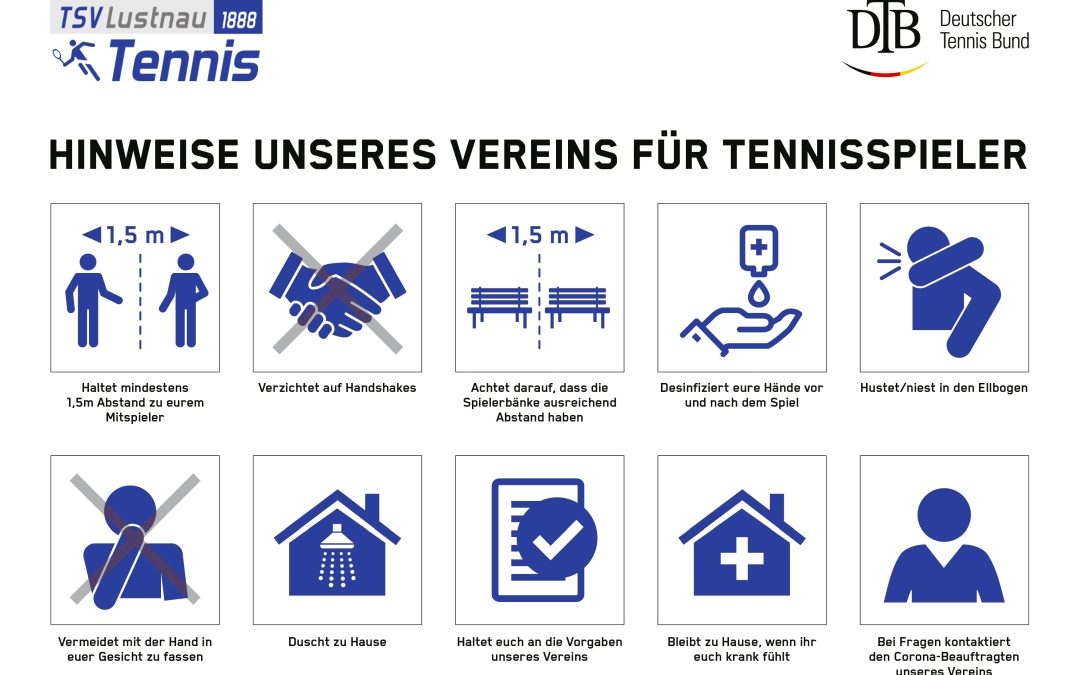 Öffnung der Tennisanlage