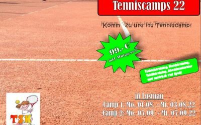 Tenniscamps schon fast ausgebucht