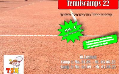 Tenniscamps schon fast ausgebucht