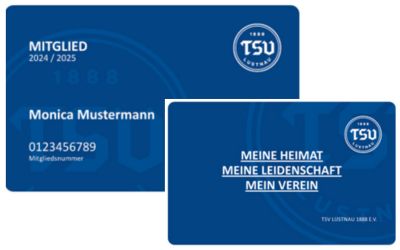 Neu: Mitgliedsausweise TSV Lustnau