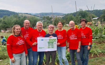 Der LernOrt Berghof freut sich über 1000 EUR Spende