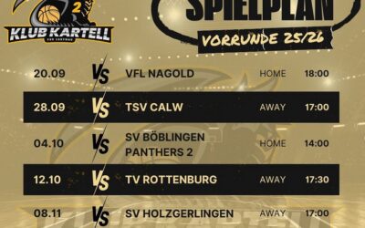 Klub Kartell 2 – Vorrunden-Plan ist da!